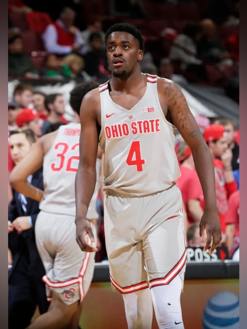 2016-17 Nike Ohio State Buckeyes Basketball Team Issued Game Shorts Size 42